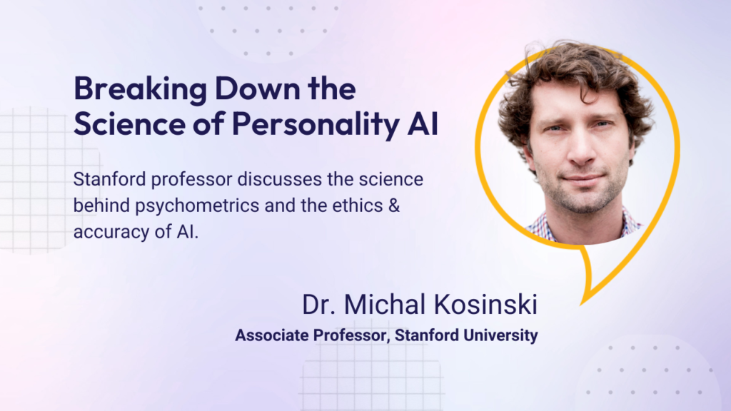 Stanford Professor Dr. Michal on Computational Psychometrics