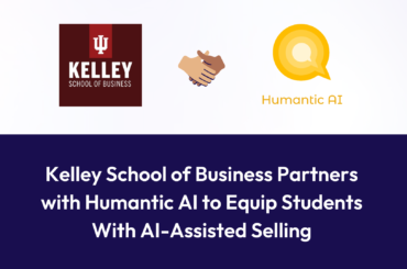 Kelley School of Business and Humantic AI partnership announcement