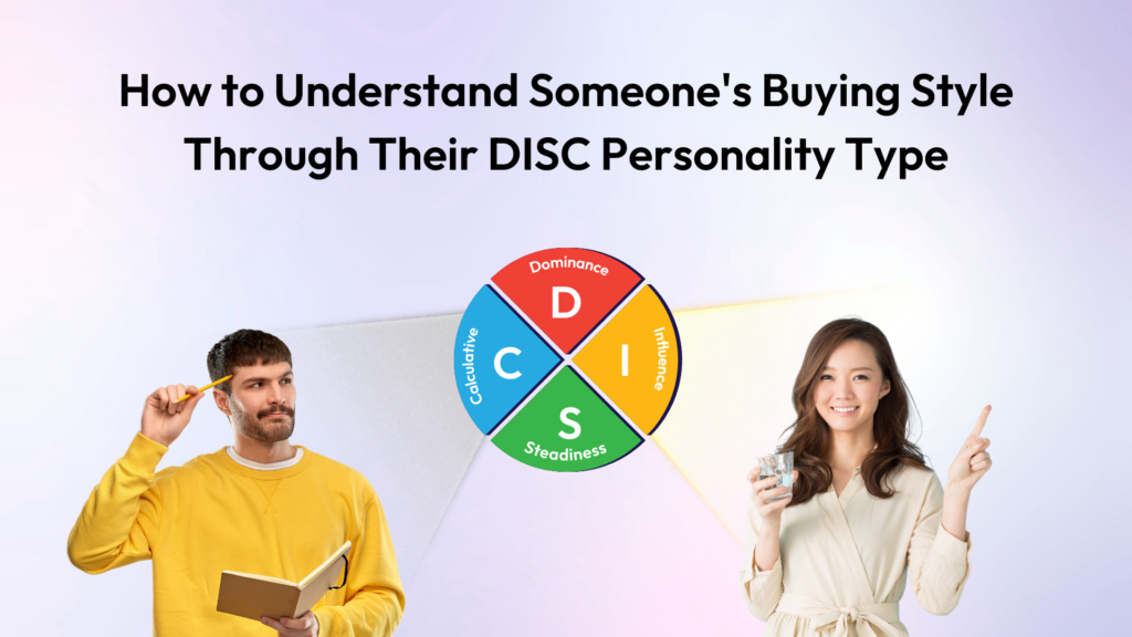 Illustration Depicting How to Understand Someone's Buying Style Through Their DISC Personality Type