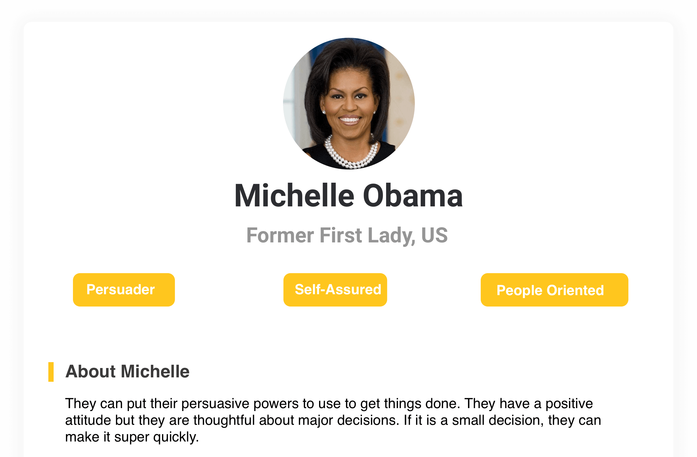 About Michelle