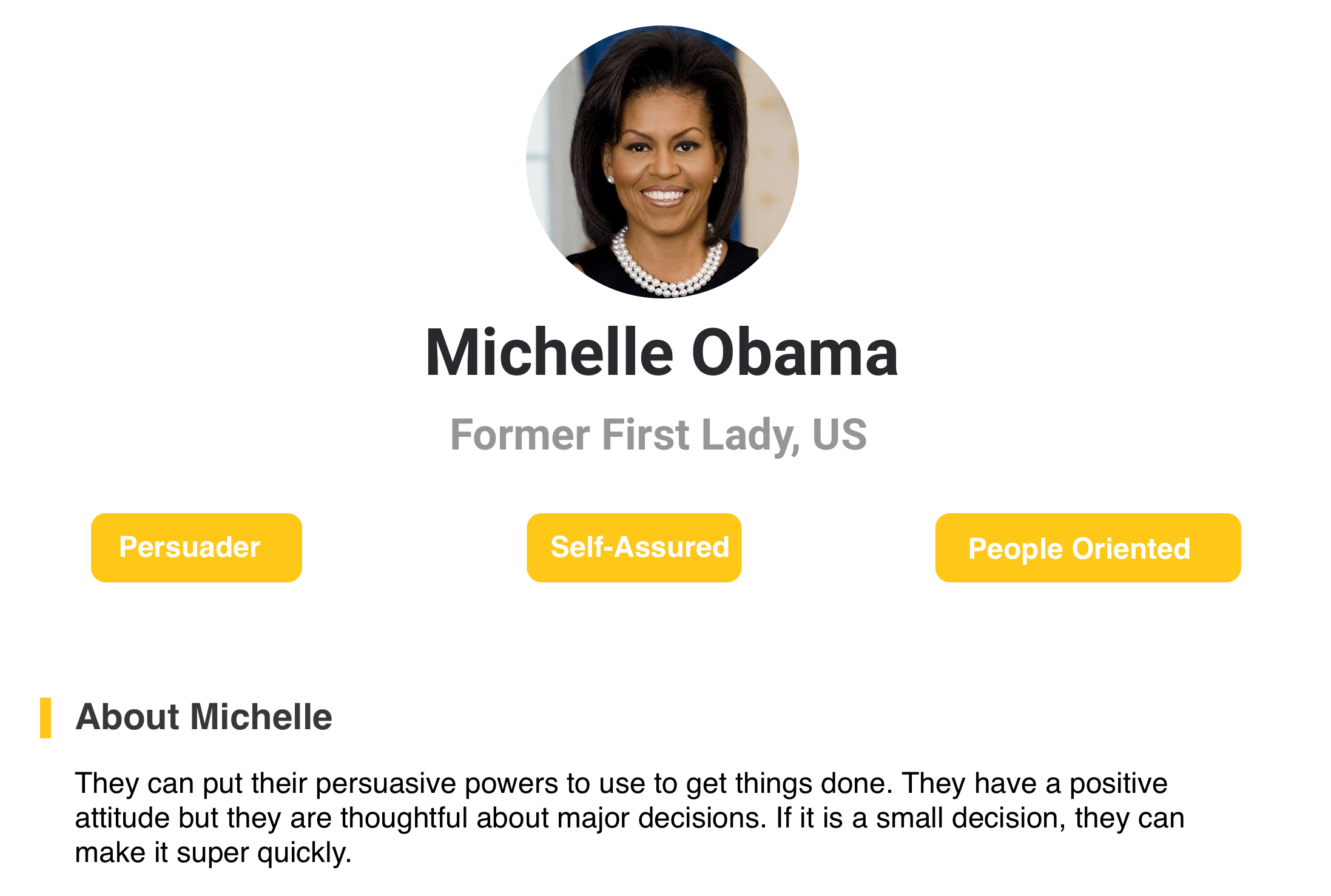 About Michelle